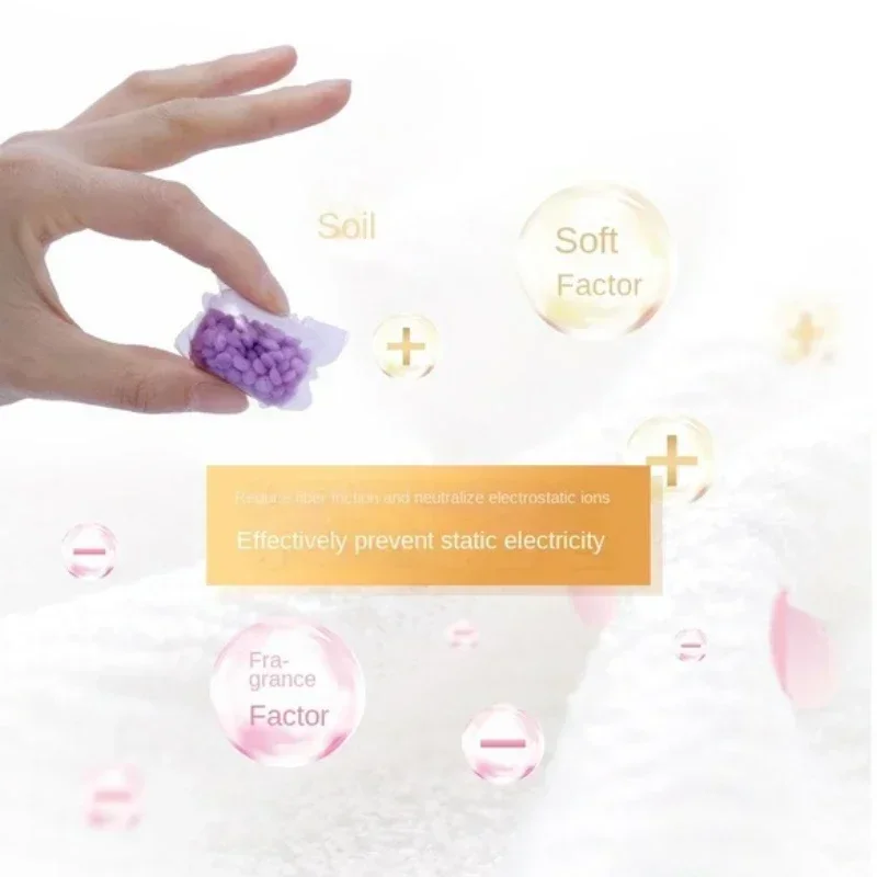 Laundry Beads Scent Booster in-Wash Clean Clothes Fresh Rose Lavender Fragrance Beads Soft Clothing Diffuser Perfume 10pcs laundry ball laundry beads