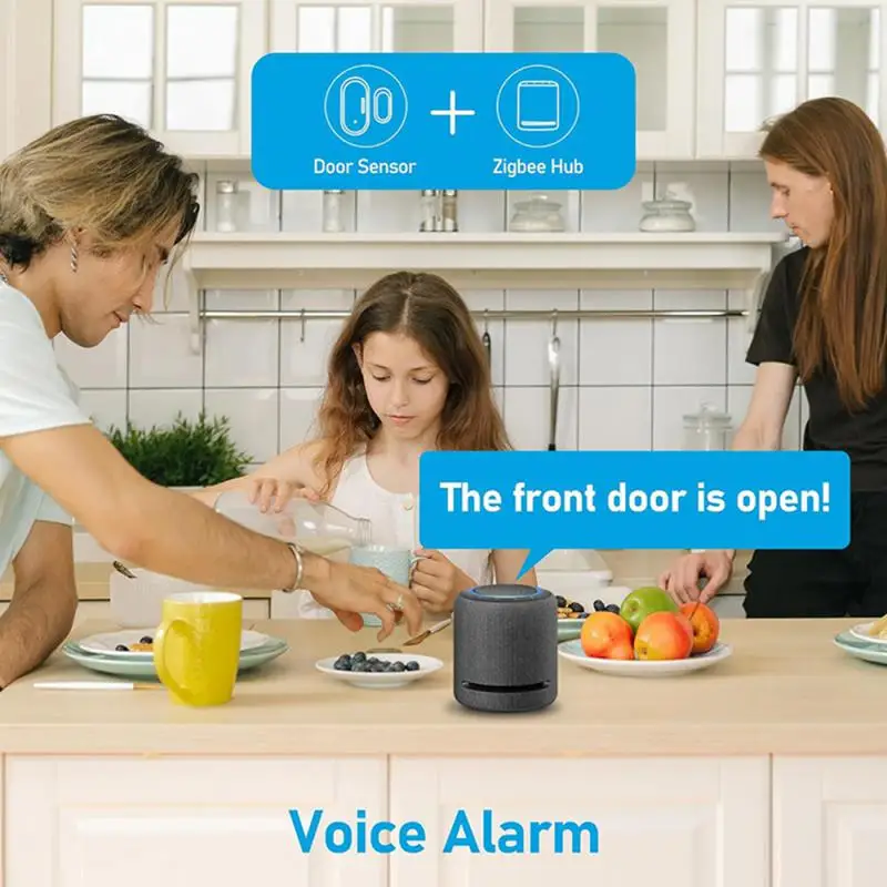 Notifica Dell'Applicazione Integrazione Moderna Senza Cuciture Con Controllo Vivavoce Hubitat Con Dispositivi Alexa Echo Window Sensor Sleek