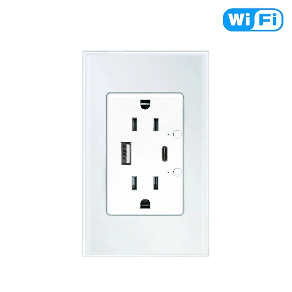 Tuya wifi חכם הקיר שלנו מקסיקו שקע עם usb וסוג c יציאה אישית שליטה אמריקה שקעים תמיכה google דף הבית אלקסיס
