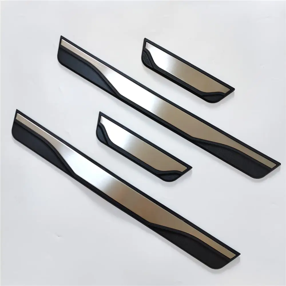 4 PCS For Honda Civic 2022 2023 11TH Car Styling Stainless Steel LED Door  Sill Scuff Plate Guard Sills Protector Trim - AliExpress