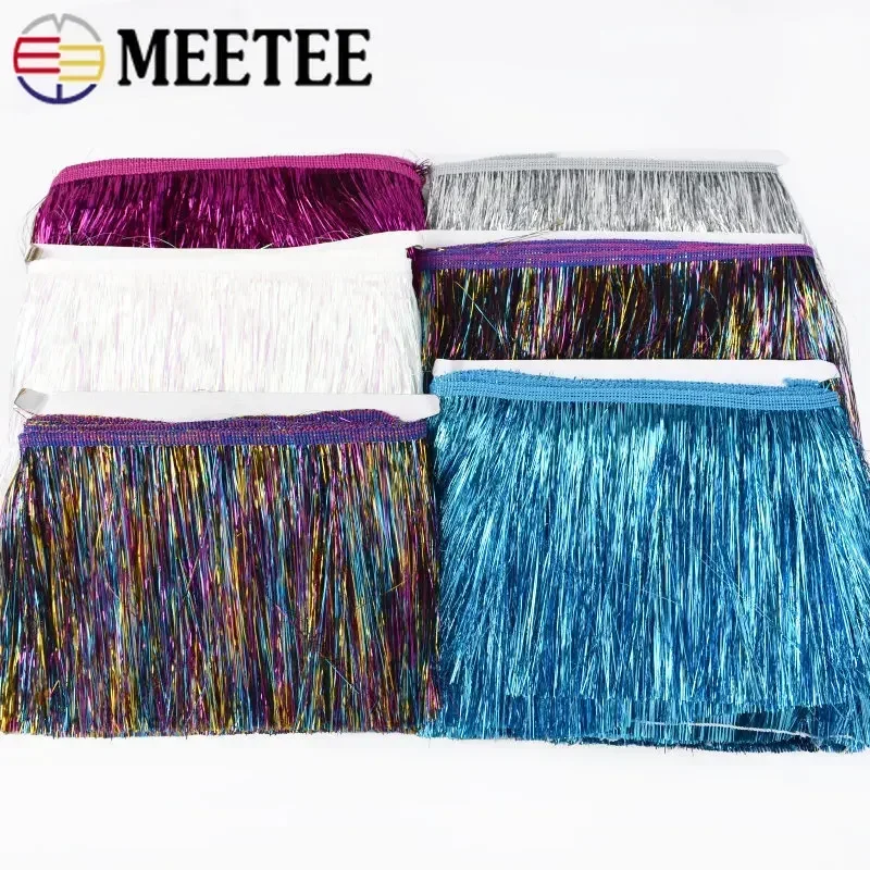 1/2/4Meters 15cm Colored Fringes Tassles Lace Trim For Clothes Dress ...