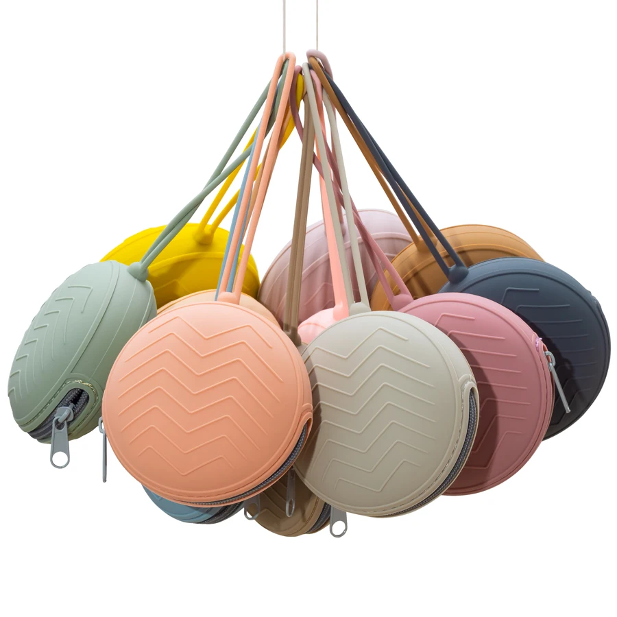 حافظة لهاية من السيليكون مع حبل وسحاب، صندوق تخزين حلمة الطفل المحمول، تنظيم حامل المهديء في الهواء الطلق