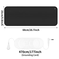 Grounding Sleep Aid Mat for Enhanced Relaxation and Pain Relief (25x68CM)