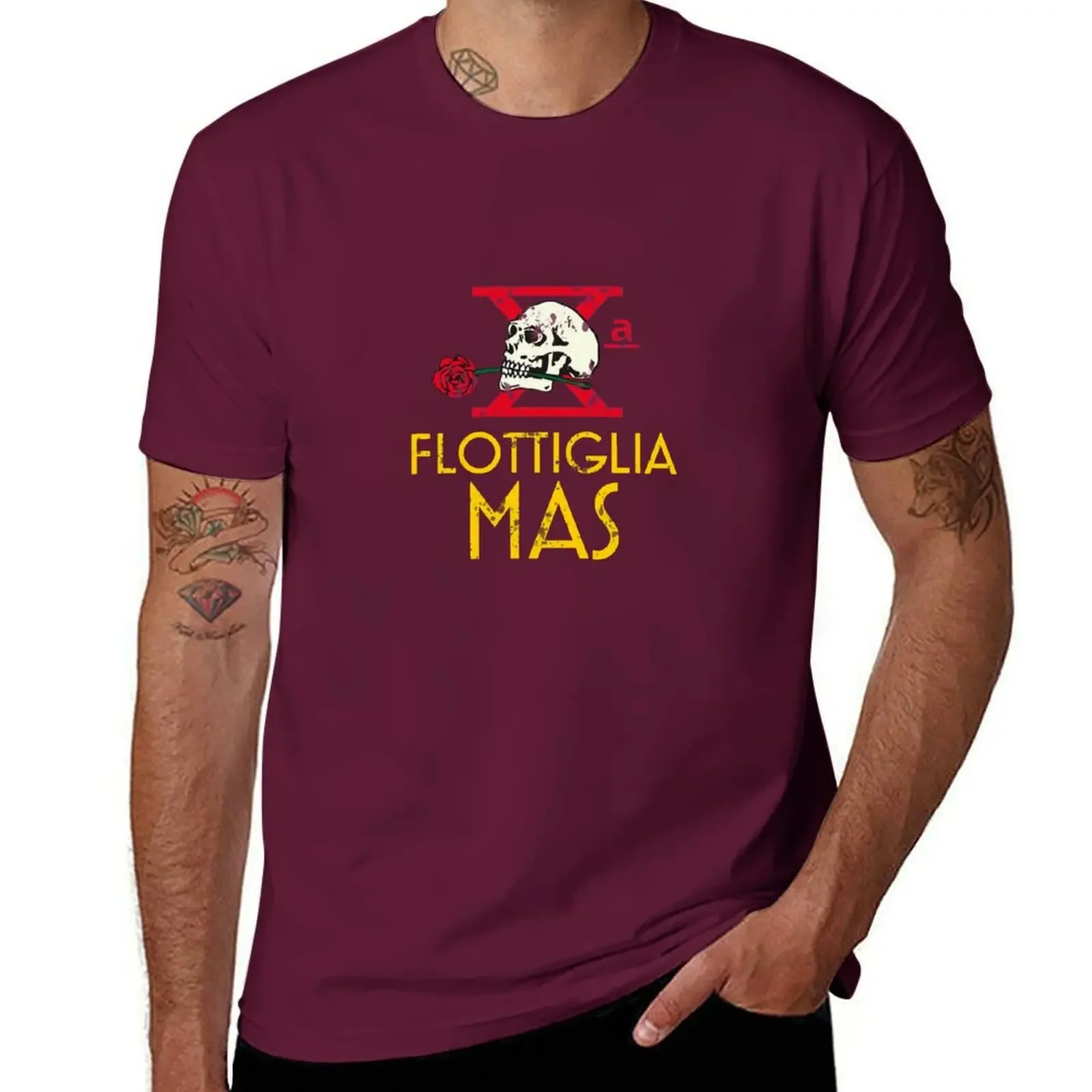 Boys Sublime Aesthetic Clothes Slim Fit T Shirts for Men Decima Flottiglia T-Shirt Animal Prinfor Graphic Harajuku Funny Summer - 2