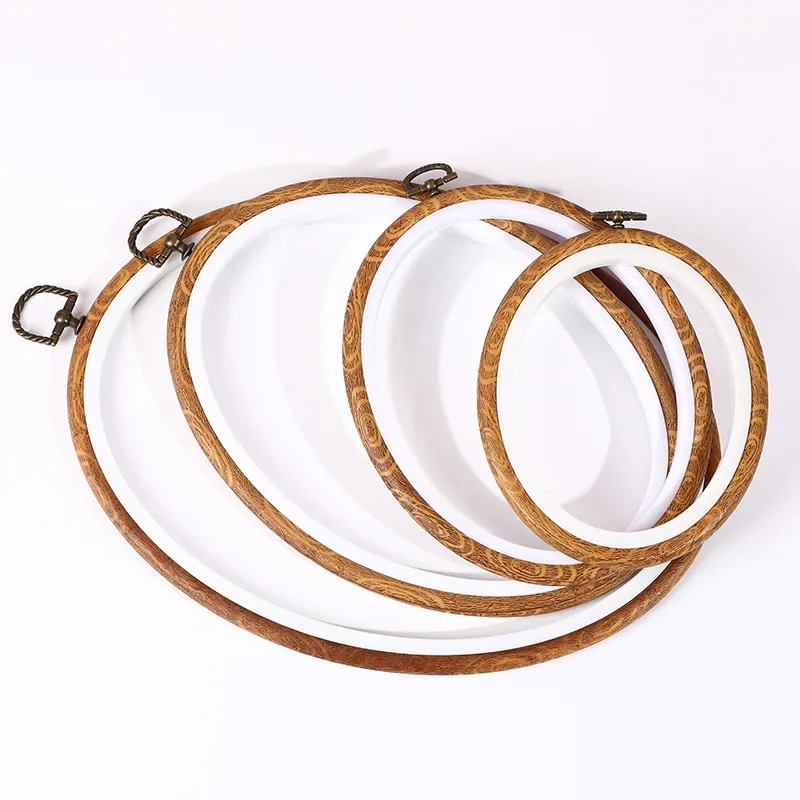 16x10cm Ellipse Wooden Embroidery Hoop Oval Hoops Stitch Hoop Craft Supply  Hoop Embroidery Tool - AliExpress