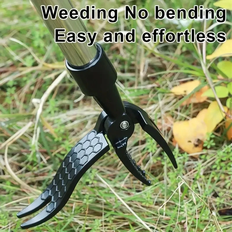 Weed Puller Tool Stand Up Aluminum Claw Manual For Outdoor Garden Lawn Garden Digging Weeder Removal Accessory