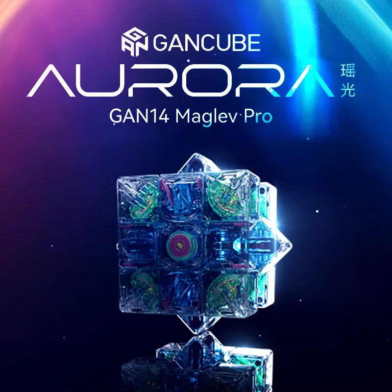 GAN14 Limited Aurora YaoGuang 14 maglev pro flashiip 3x3x3 GAN14 Limited Aurora YaoGuang 14 maglev pro flashiip 3x3x3