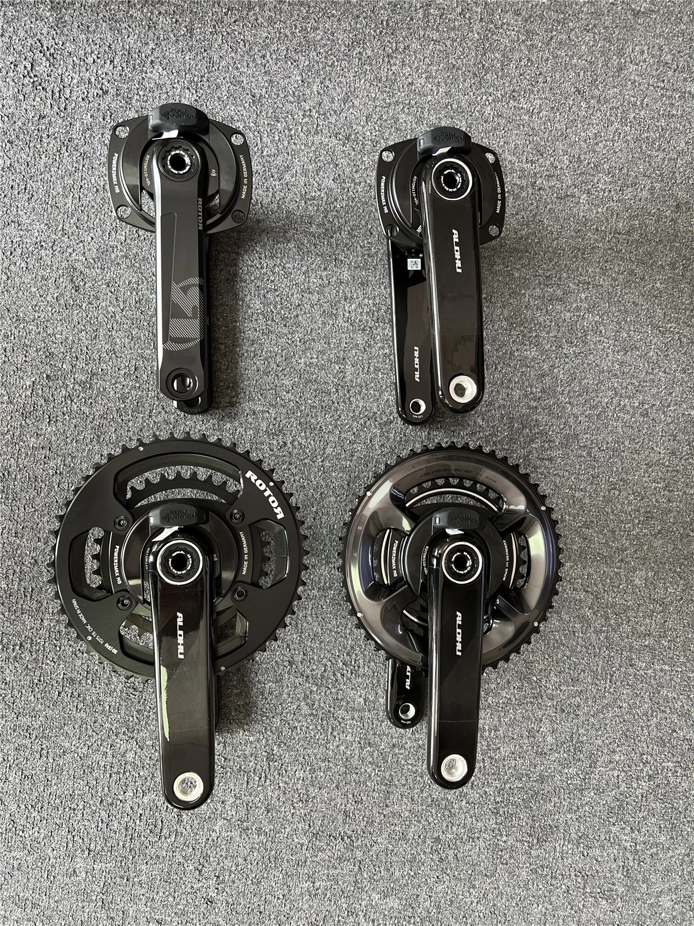 ROTOR INspider ALDHU Carbon Road Power Meter Crankset