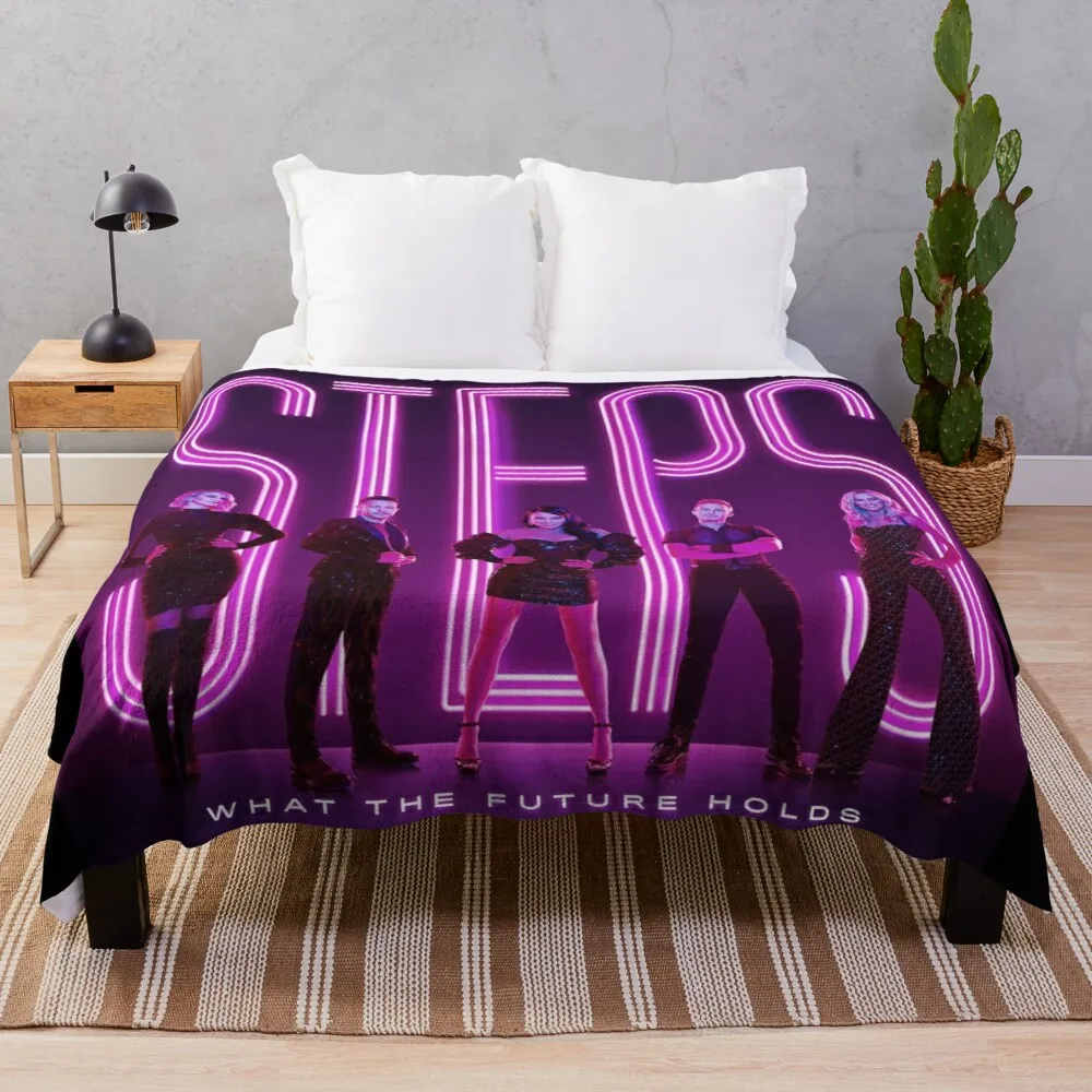 

steps what the future hold 2021 tour Throw Blanket For Sofa