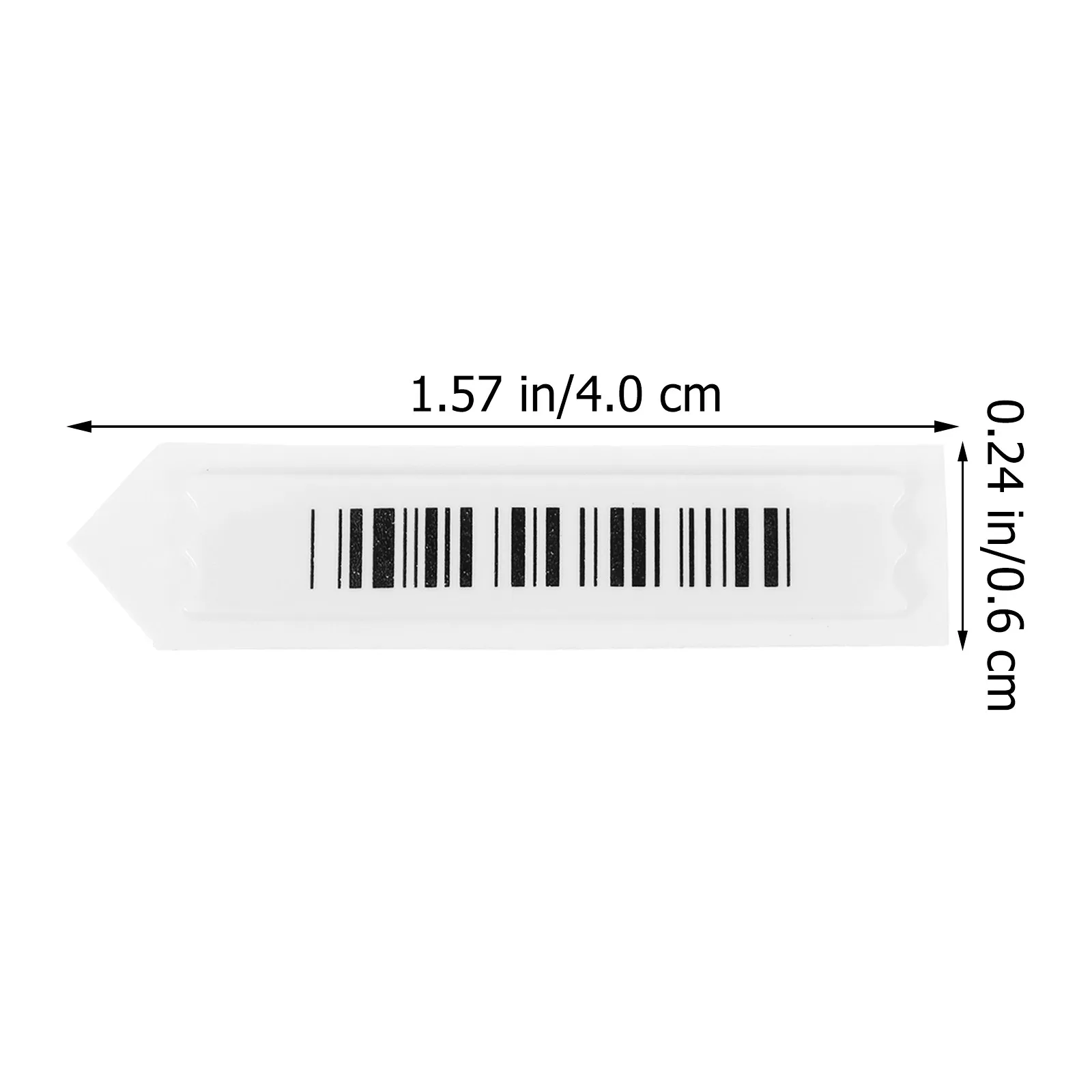 100Pcs 슈퍼마켓 음향 자기 도난 방지 라벨 화장품 상품 보안 태그 경량 신뢰할 수 있는 오래 지속되는 제품