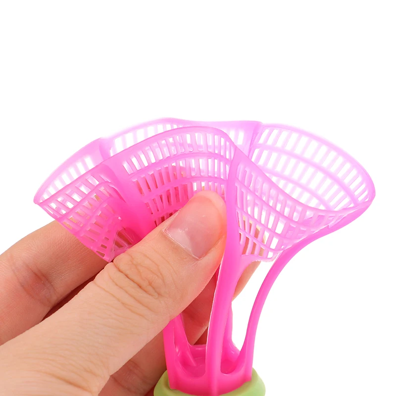 Description Picture 5 of item3Pcs/Pack Windproof Badminton Outdoor Plastic Ball Nylon Shuttlecock Stable Resistance Sport Training Balls