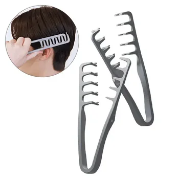 Volumizzante dei capelli a denti larghi per gli uomini Texture soffice Pettine per lo styling Radici dei capelli soffici Corea Arricciatura naturale Un pettine per la cura dei capelli Nuovo