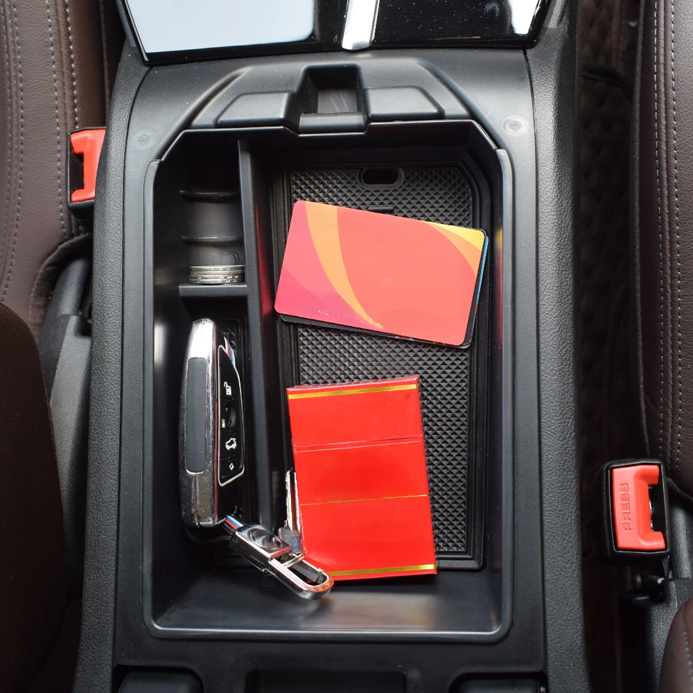 Car Armrest Storage Box for BMW X3 G01 2018-2024 X4 G02 2019-2024 Center Console Container Organizer Tray Interior Accessories