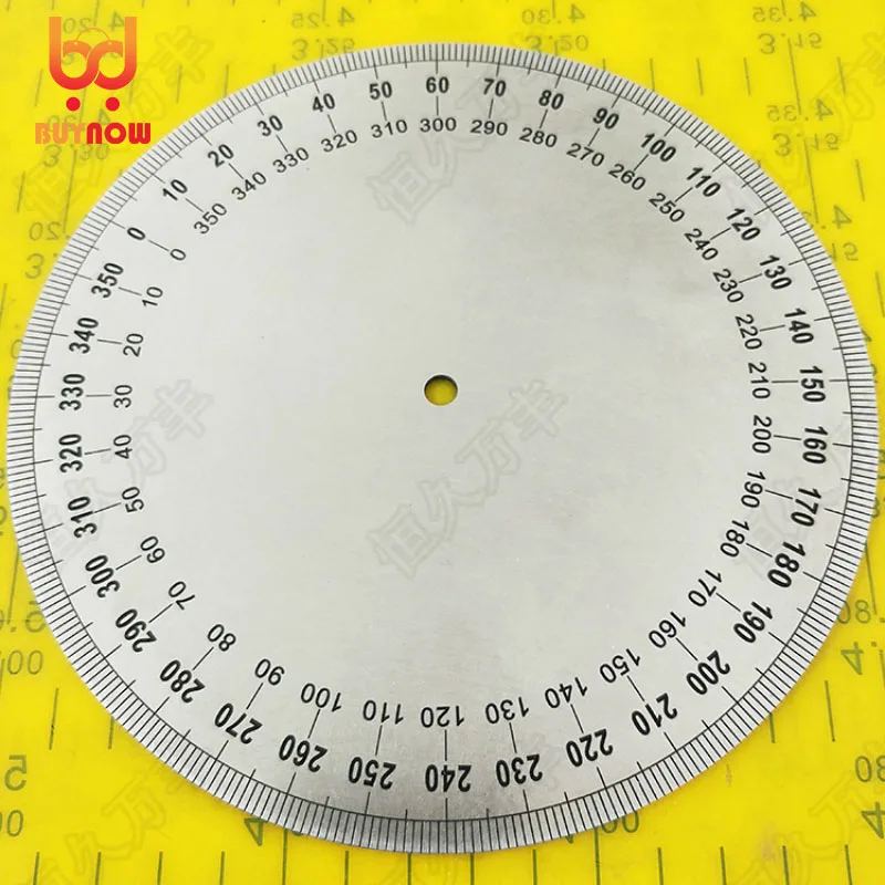 NEW 160x6x2mm Industrial measuring disc stainless steel angle disc mechanical fittings 2