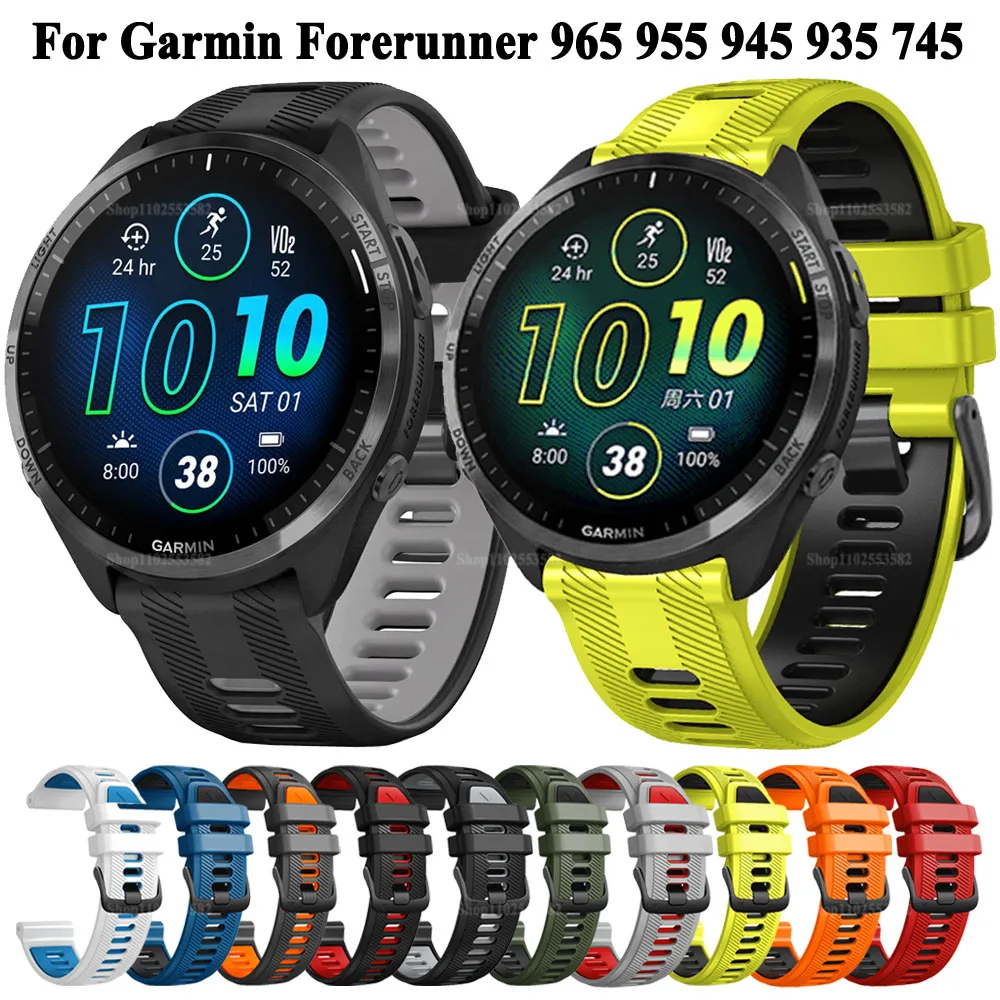 

Forerunner 965 955 Strap For Garmin Forerunner 935 945 Wacth Band Bracelet Belt Replacement Silicone Wristband Accessories