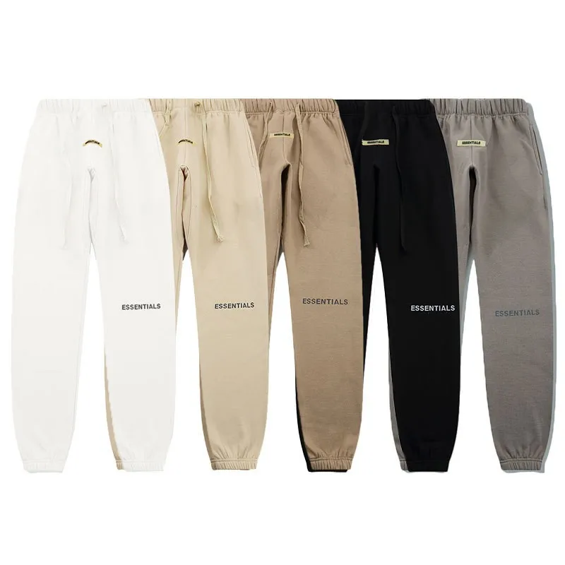 

ESSENTIALS New Letter Reflective Pants with Velvet High Street Guard Pants