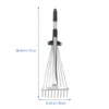 Cleaning Tools Foldable Garden Rake Leaf Fallen Leaves Foldable Garden Raker Foldable Garden Handle Steel Gardening Shrub Rake 5