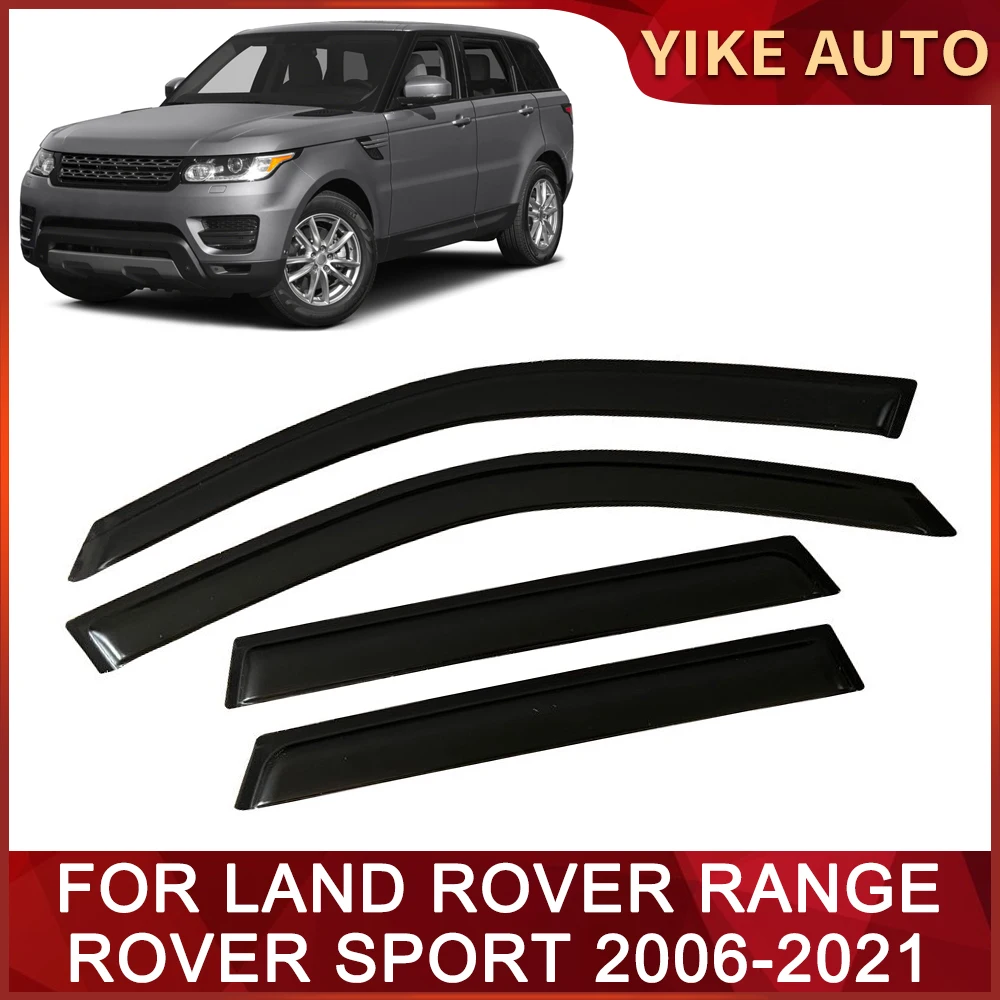 

Window Visor for LAND ROVER RANGE ROVER SPORT 2006-2021 Weathershie Door Visor Wind Sun Rain Guards Side Window Wind Deflectors