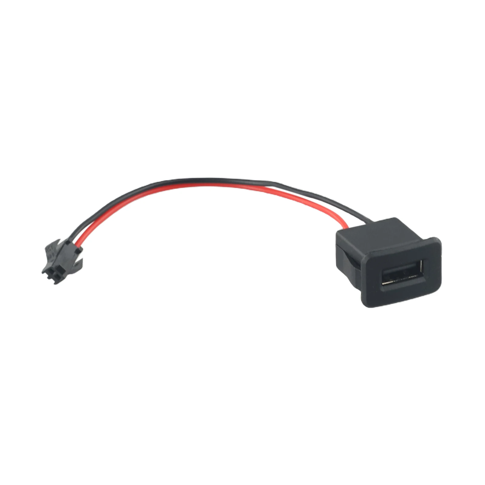 

With Cable Terminals USB Power Connector Easy Installation Flame-retardant PA Materials USB Charging Port Connector