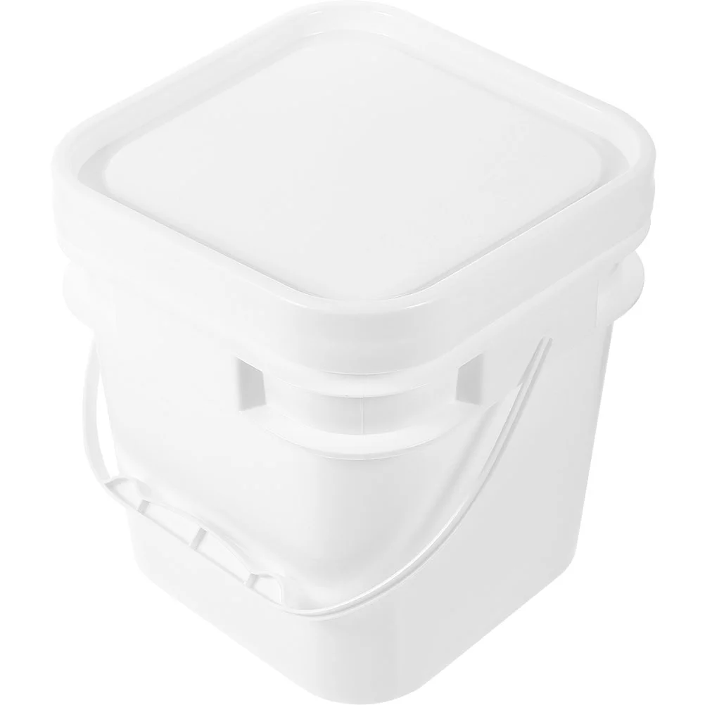 

Plastic Bucket With Handle Lid Reusable Paint Bucket Oil Paint Pail Bucket Painters Kettle Empty Paint Can Bucket With Lid