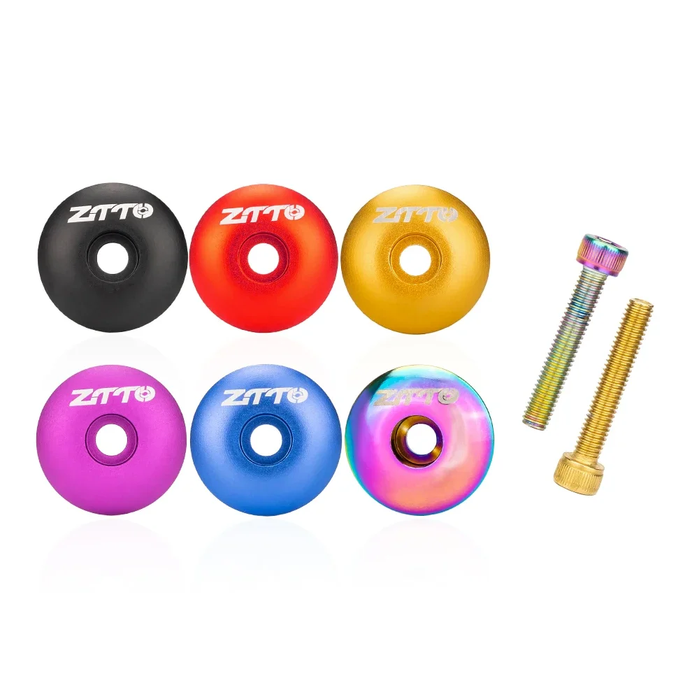 Bicycle Headset Aluminum Alloy Spacer Stem Top Cap Stainless Parts 28.6mm
