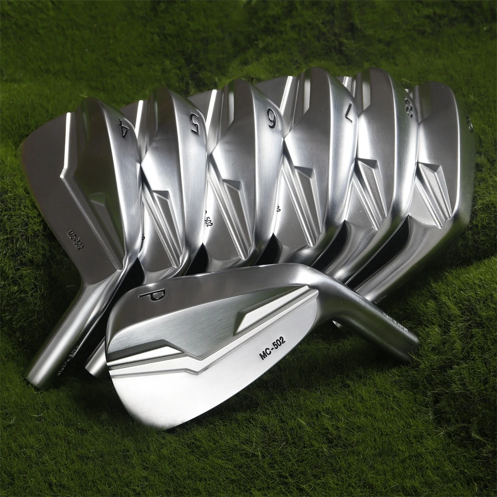 

Golf Irons MC-502 FORGED Irons Set Men's Silver Right Handed 4-9P Graphite Steel Shaft R S SR Flex HeadCover and Grips