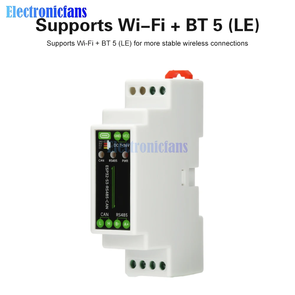 รูปสินค้า บอร์ดควบคุมอุตสาหกรรม ESP32-S3 สำหรับระบบอัตโนมัติ