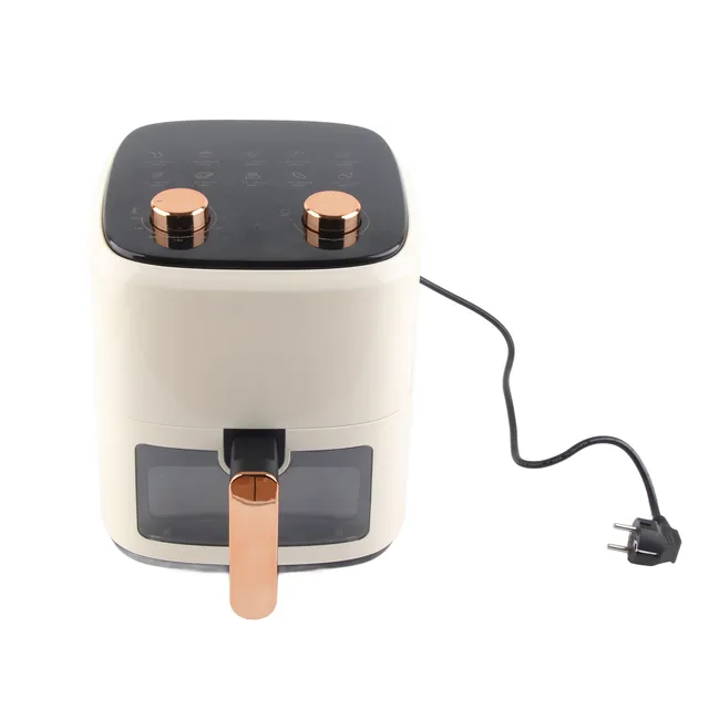 Friggitrice da cucina elettrica Fornello ad aria Friggitrice da cucina Multifunzione senza olio completamente automatica 5,5 litri Grande capacità per fornello da cucina domestico 6