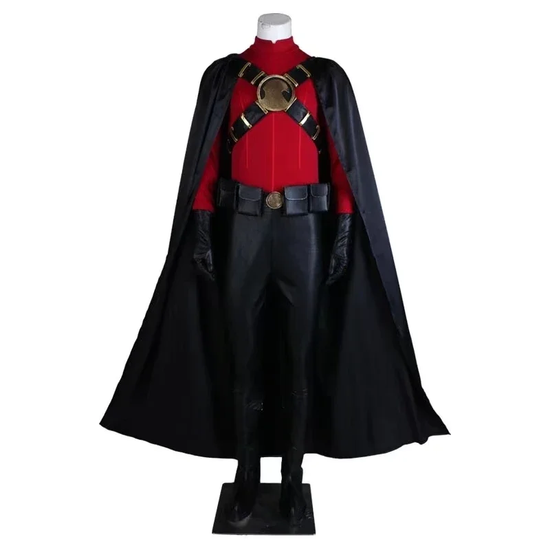 

Arkham City Red Robin Cos Cosplay Costume Party Christmas Halloween Custom Made any Size