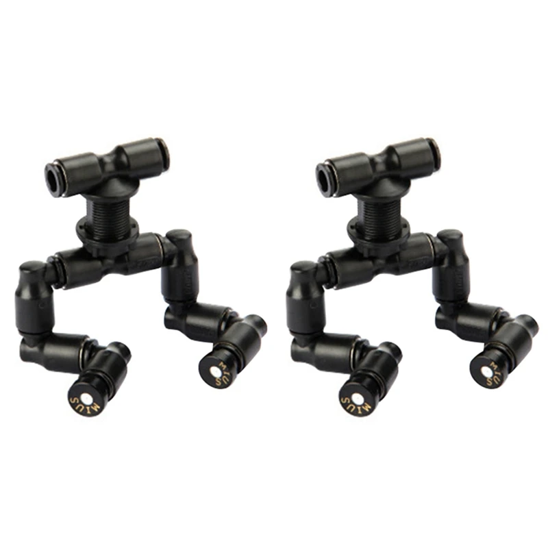 

MIUS 2X Reptiles Fogger Mist Sprinkler Rainforest Tank 360 Adjustable Aquarium Aquatic Pet Cooling System