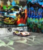 1:64 Graffiti Wall GTR Civic Photo Background Diorame Model Car Garage Scene 5