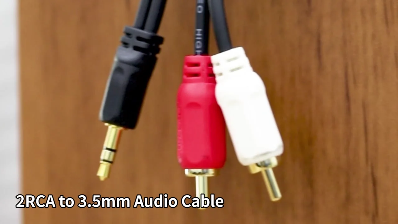 CHOSEAL 2RCA 3 5 мм аудио кабель