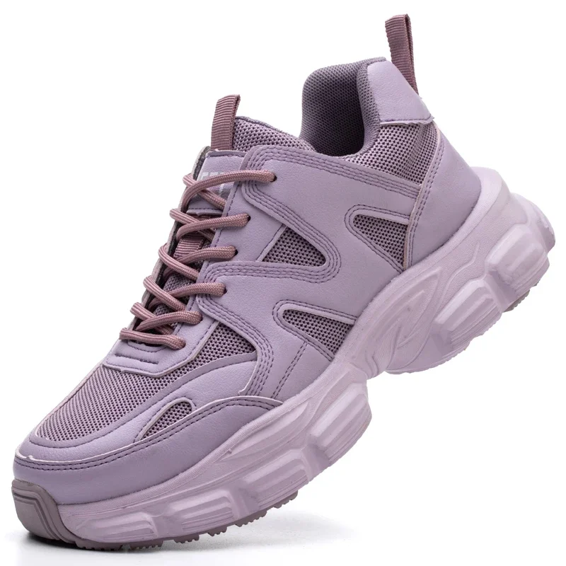 

Men Women Safety Shoes Anti-smash Anti-puncture Work Shoes Breathable Lightweight Work Sneakers Indestructible Shoes Boots