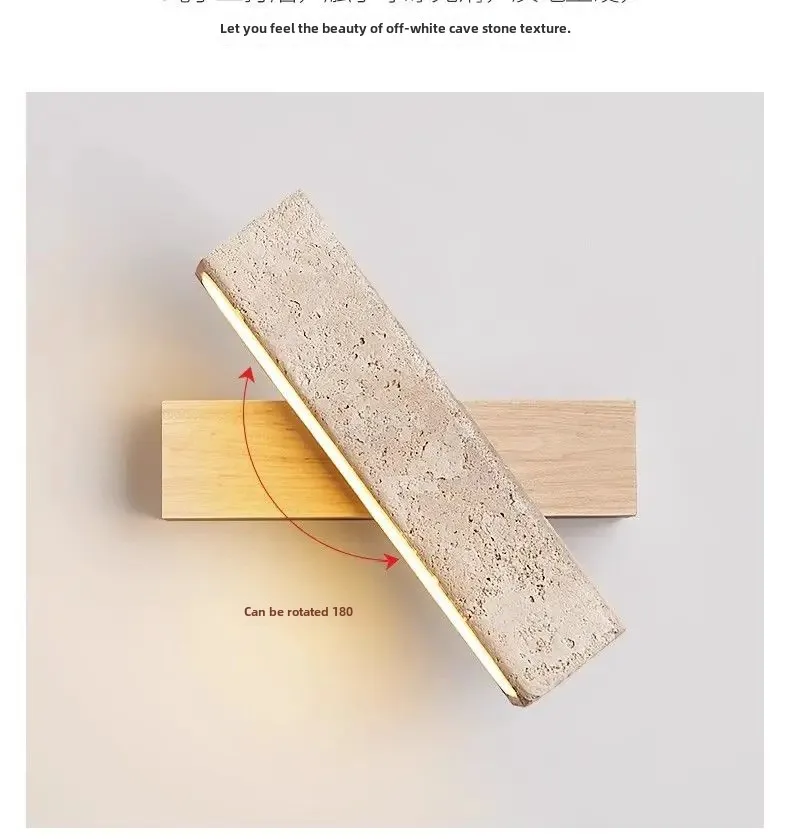 Natural Stone Wall Lamp Sconce image 9