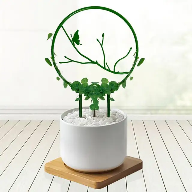 Kis Rácsos Vonzó Hegymászó Növény Rács 5Db Rozsdaálló Növényi Támogatás Cserepes Mászó Virágok Zöldségszőlő - Image 3