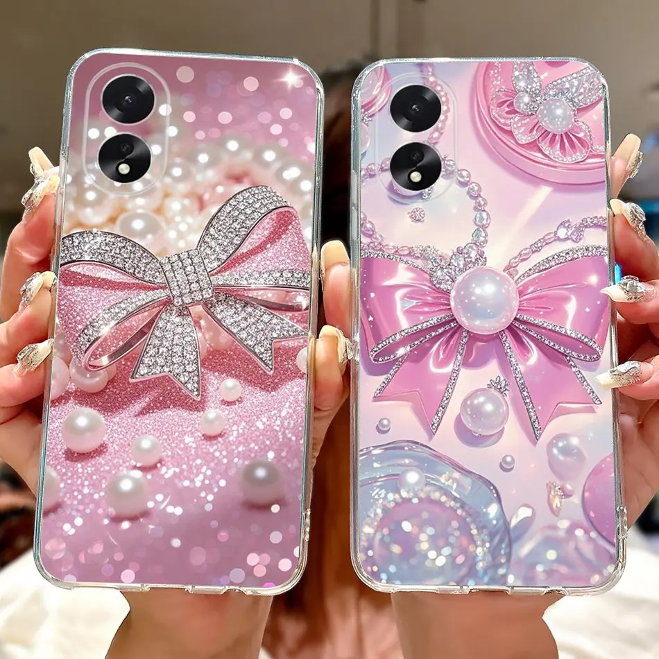 Elegant Floral Butterfly Soft Silicone Phone Case