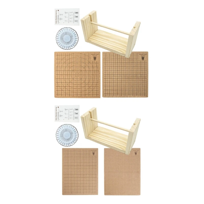 

Thread Rack Organizers for Crocheting for Sewing and Quilting Embroidery Tools Wooden Yarn Holder, Wooden Spools Holder F0T6