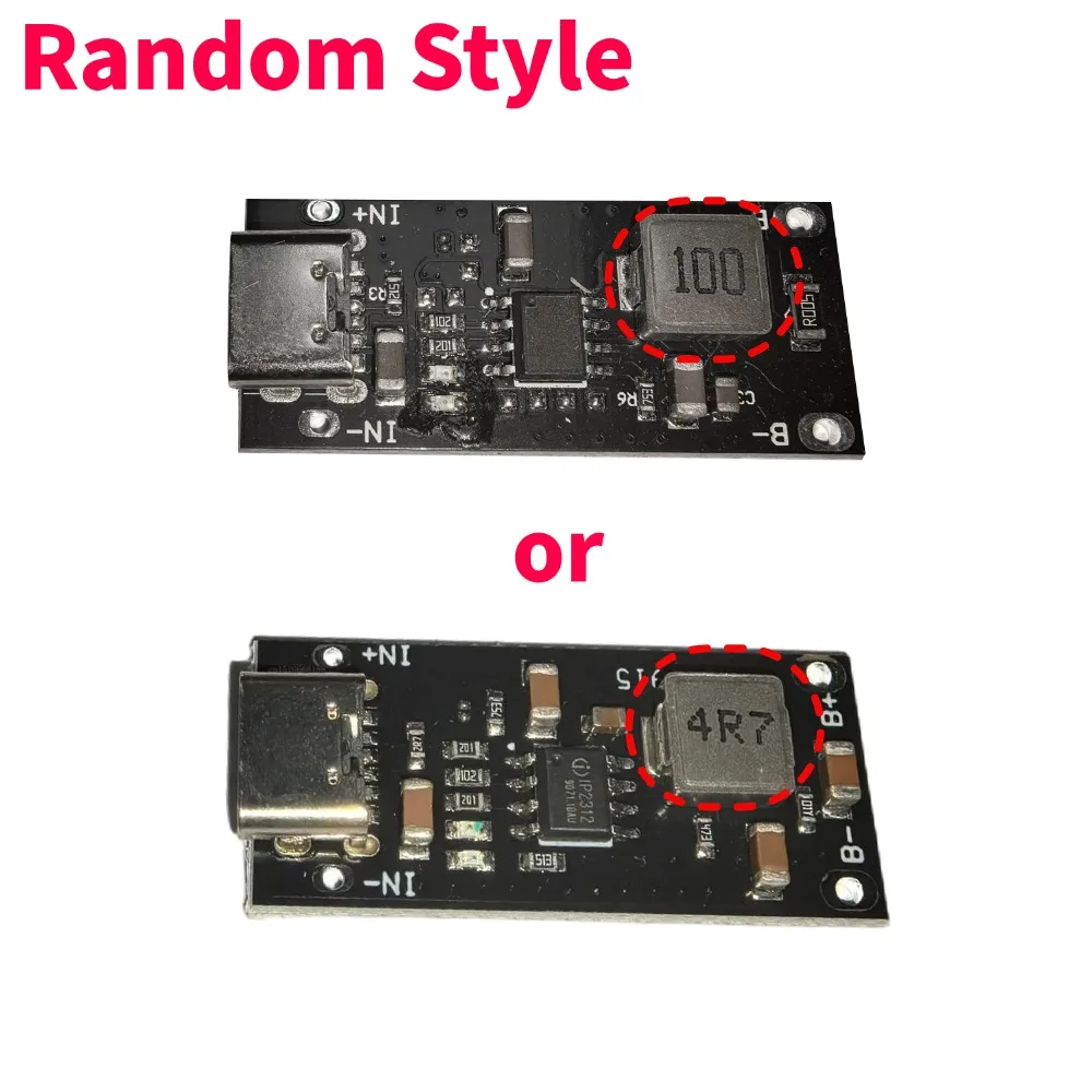 1-20PCS IP2312 CC/CV Mode Type-C USB Input High Current 3A Polymer Ternary Lithium Battery Quick Fast Charging Board 5V To 4.2V