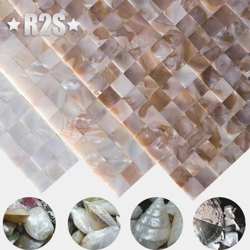 shell mosaic mother of pearl natural kitchen backsplash wallpaper tile bathroom background shower decorative wall tiles sheet mother pearl mosaic tiles