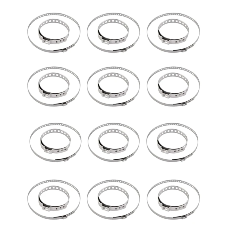 CV 부트 클립 키트 스테인레스 스틸 액슬 CV 조인트 압착 클램프 범용 31-127mm
