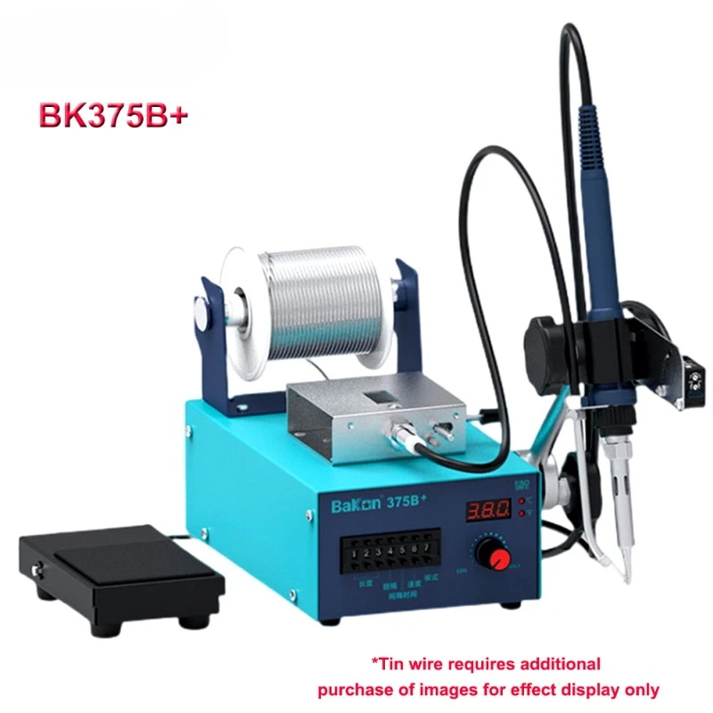 70WBK375B+ Automatic Solder Wire Feeder Pedal Soldering Station Soldering Machine Welding Feeder Electronic Product Welding 220V