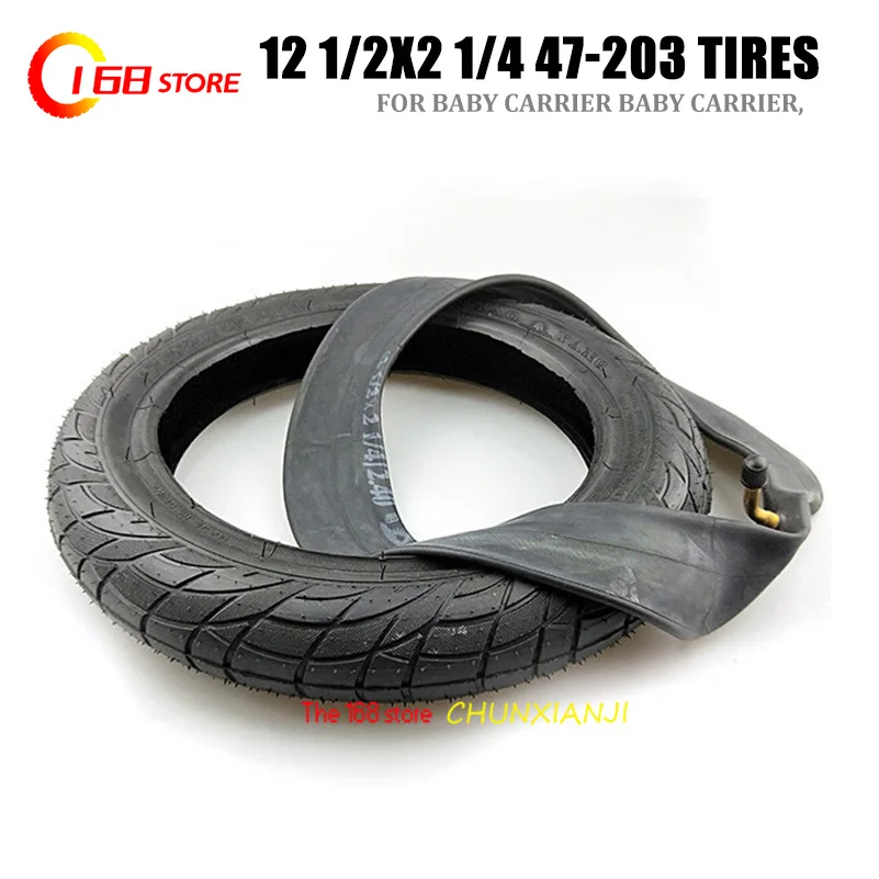 12 Inch Tyres & Inner Tube Fits Electric Bicycle Baby Carrier Carrier Folding Bicycle 1/2x2 1/4 47-203 tyre inner tube,electric vehicle tire