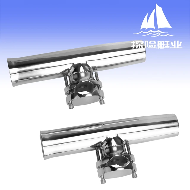2X Stainless Steel Rod Holder Adjustable Fishing Rod Holders for Boats  Marine Boat Yacht Accessories Fishing
