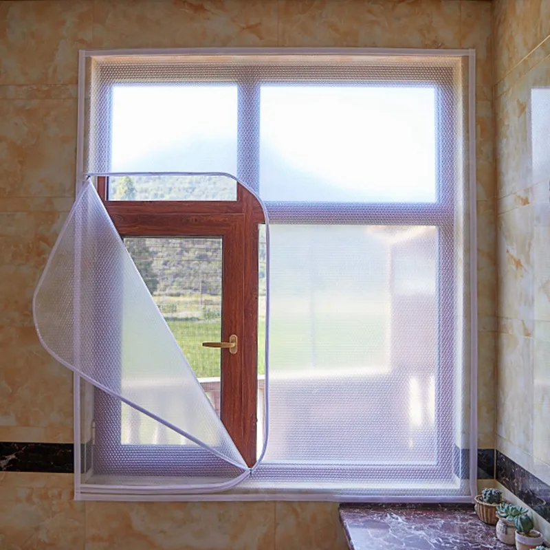 CustomizedWinterWindowKeepWarmFilmDoubleLayerWindproofCurtain