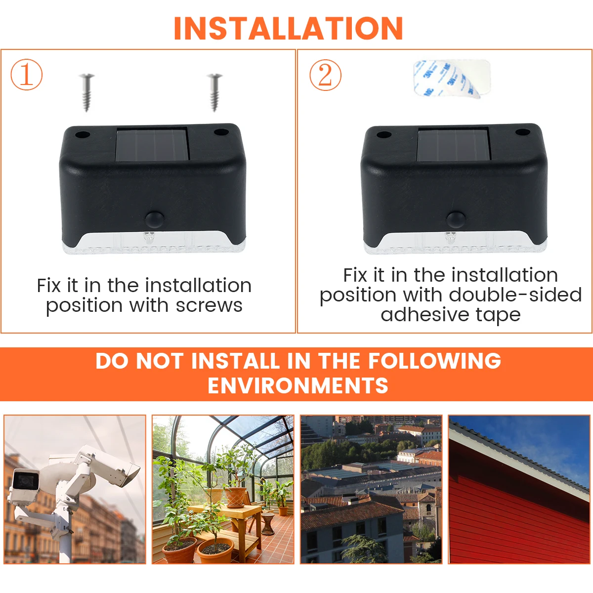 ROSHWEY 16 Luci Solari Per Scale Esterno - Triangolari LED Impermeabili IP65 Per Gradini E Patio