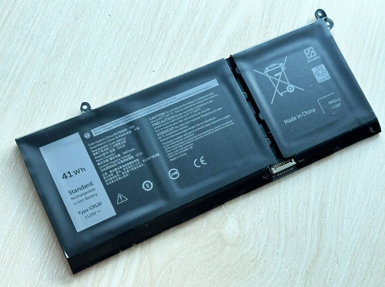 Nova Bateria G91j0 para Latitude 3320 3420 3520 para Inspiron 15 3515 3511 3520 5410 em 1 - Imagem 5