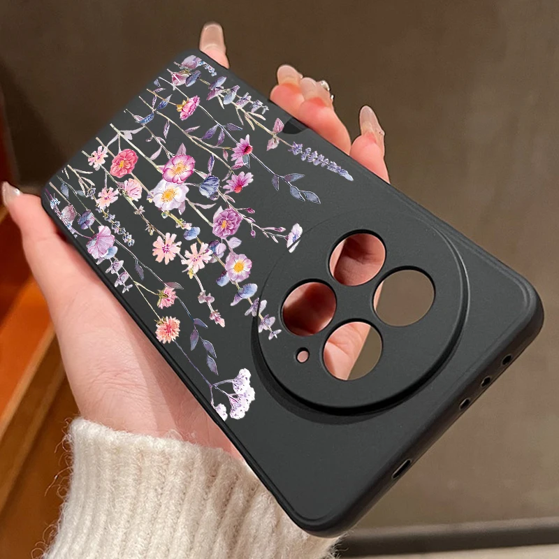 Vibrant Flower Pattern Shockproof Soft TPU Phone Case