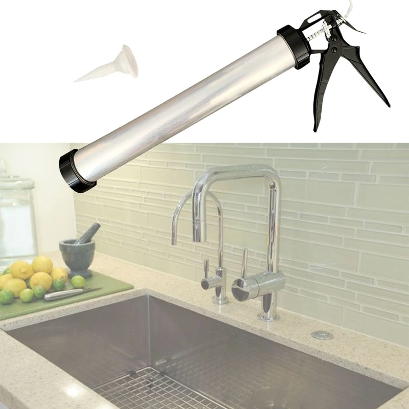 Professional Caulking Full Metal Structure ABS 400-600ML StrongThrust Ratio Hand Caulking Guns for Tubular M25 23 caulking tools,caulking gun nozzles,caulking gun,caulking nozzle