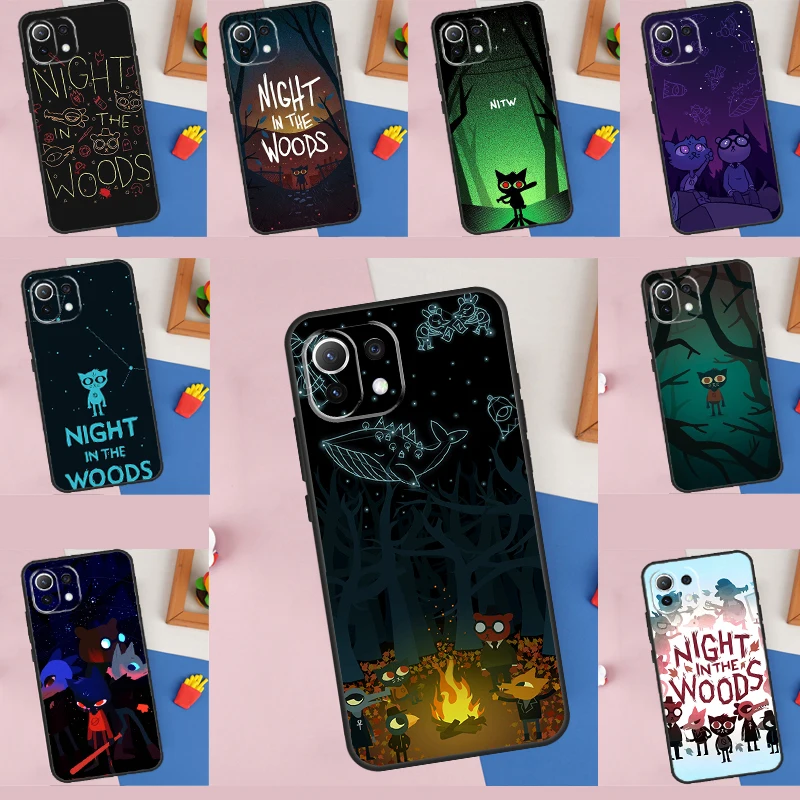 Cat Game Night In The Woods Custodia Per Xiaomi 11T 12T Pro 12X13 Lite Poco F5 Pro F3 X4 F4 Gt C40 M5S M4 X3 X5 Pro Coque