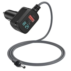 Durable Power Cable with USB - C and LED Voltmeter (3M Car Charger)